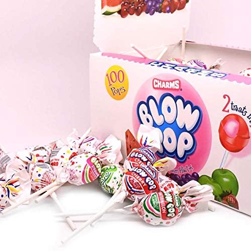 Charms Blow Pops, Assorted Flavors, 100-Count