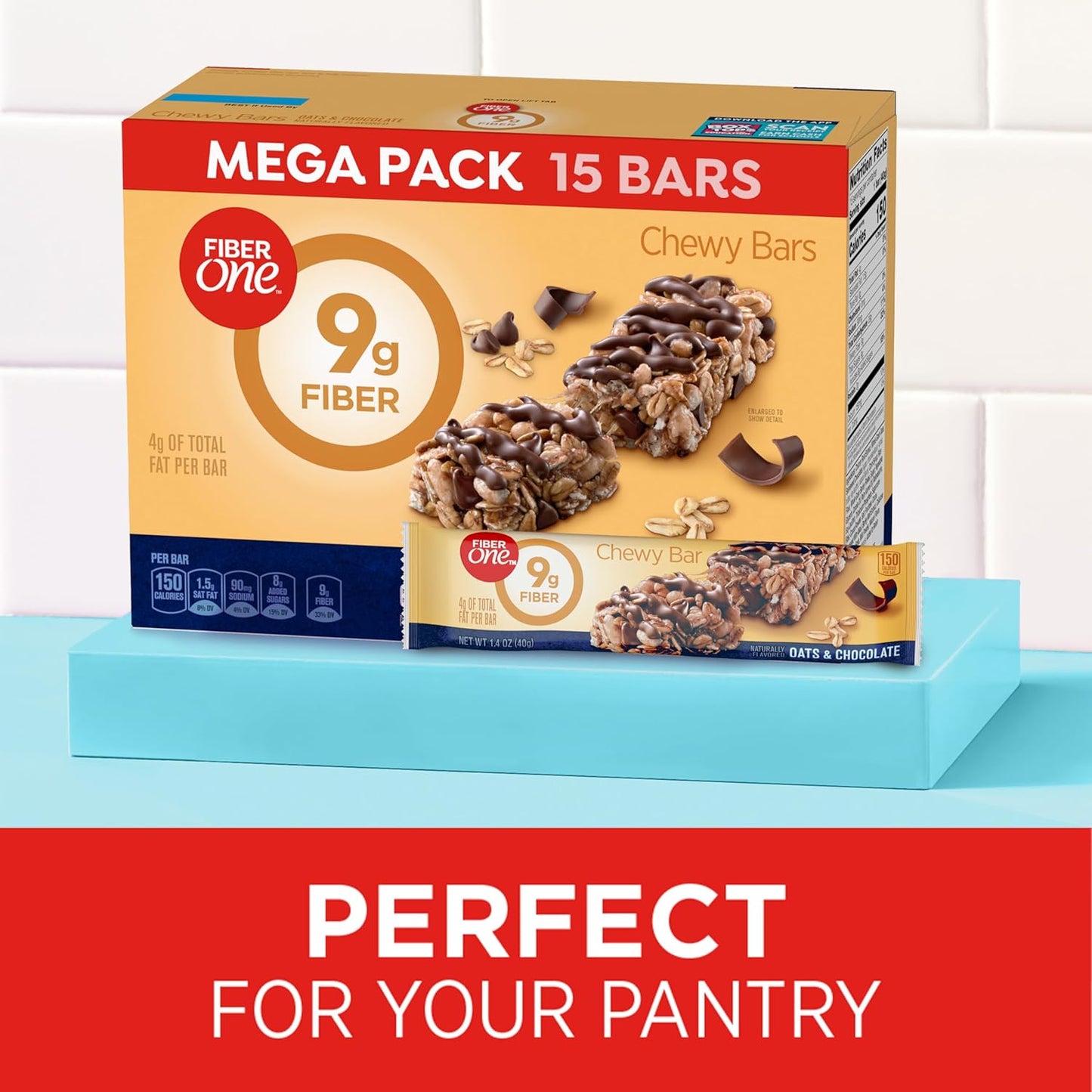 Fiber One Chewy Bars, Oats and ChocolateAbout this item